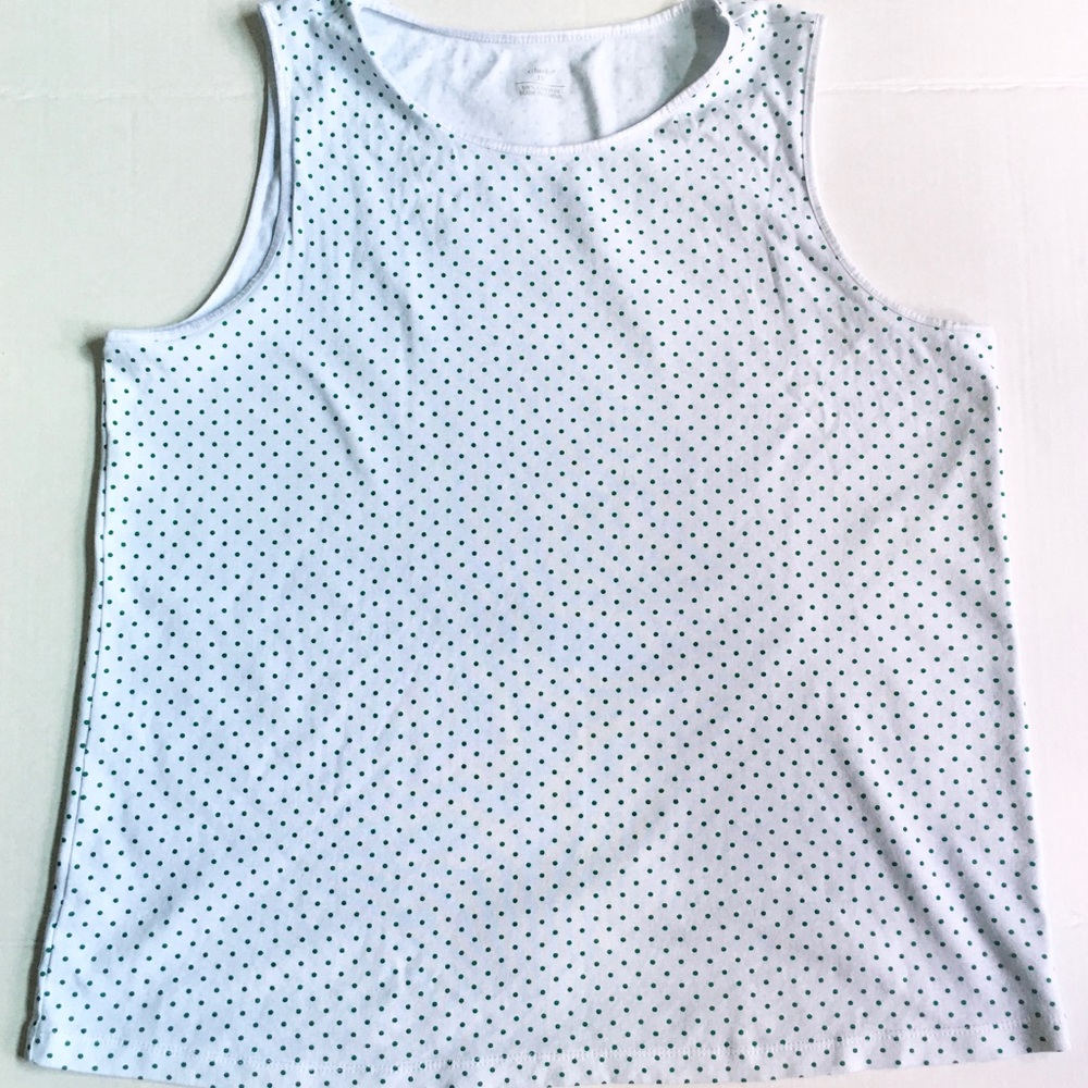 White Polka-Dot CJBanks Tank-Top